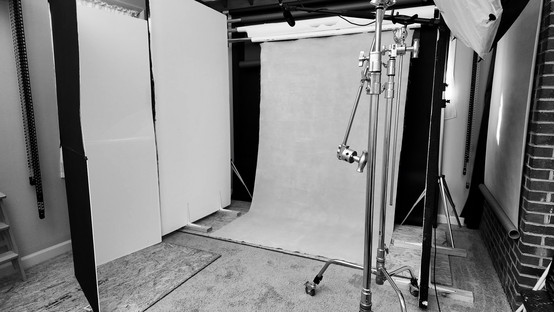 Studio setup at Redhead Creative Media in Chapel Hill, NC.